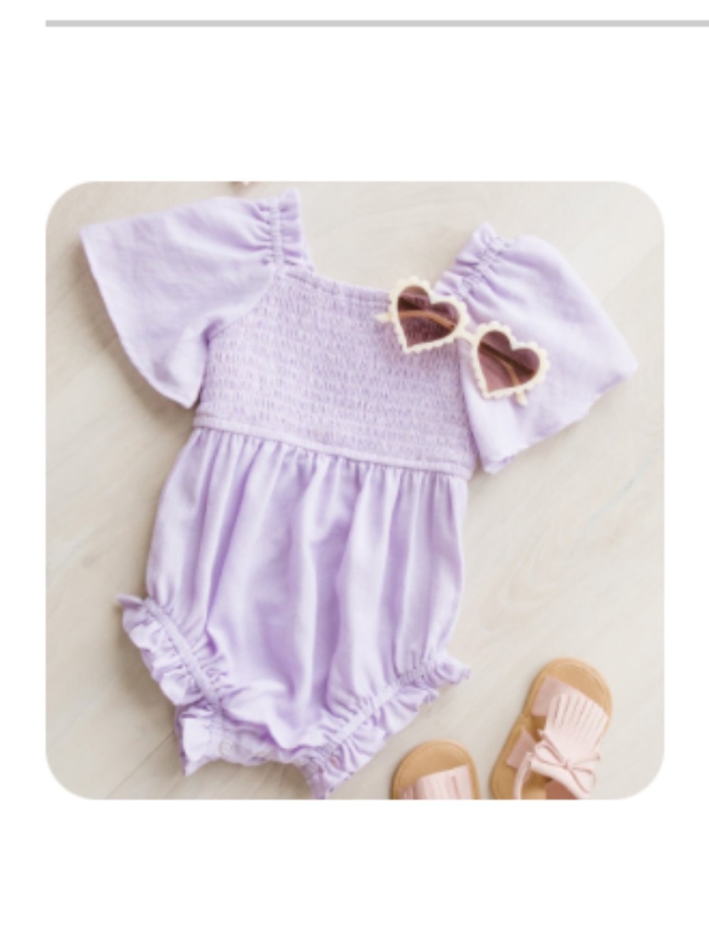 Worn Once Ivy City Co Purple Onesie Size 9-12 Months - Picture 4 of 5